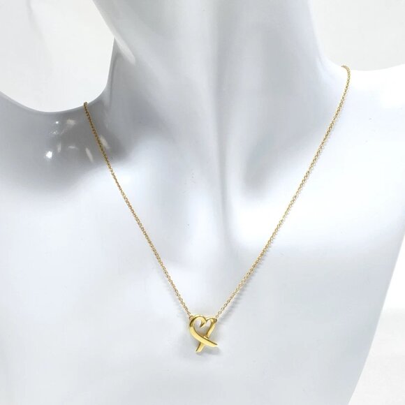 Tiffany and Co. Necklace Loving Heart Picasso Gold 367-050725 - Picture 8 of 9